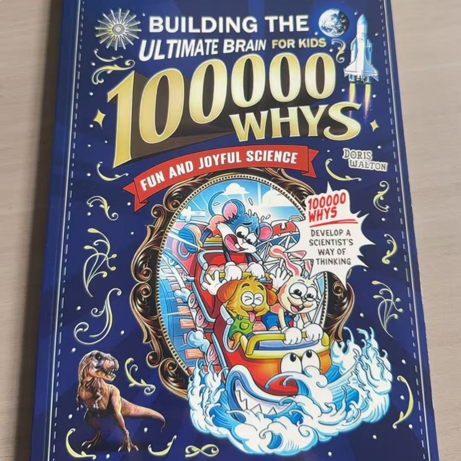 Kids Early Education Books - 100000 Whys: 子供のための究極の脳を構築する 英語版 楽しい科学漫画ブック 子供の早期教育