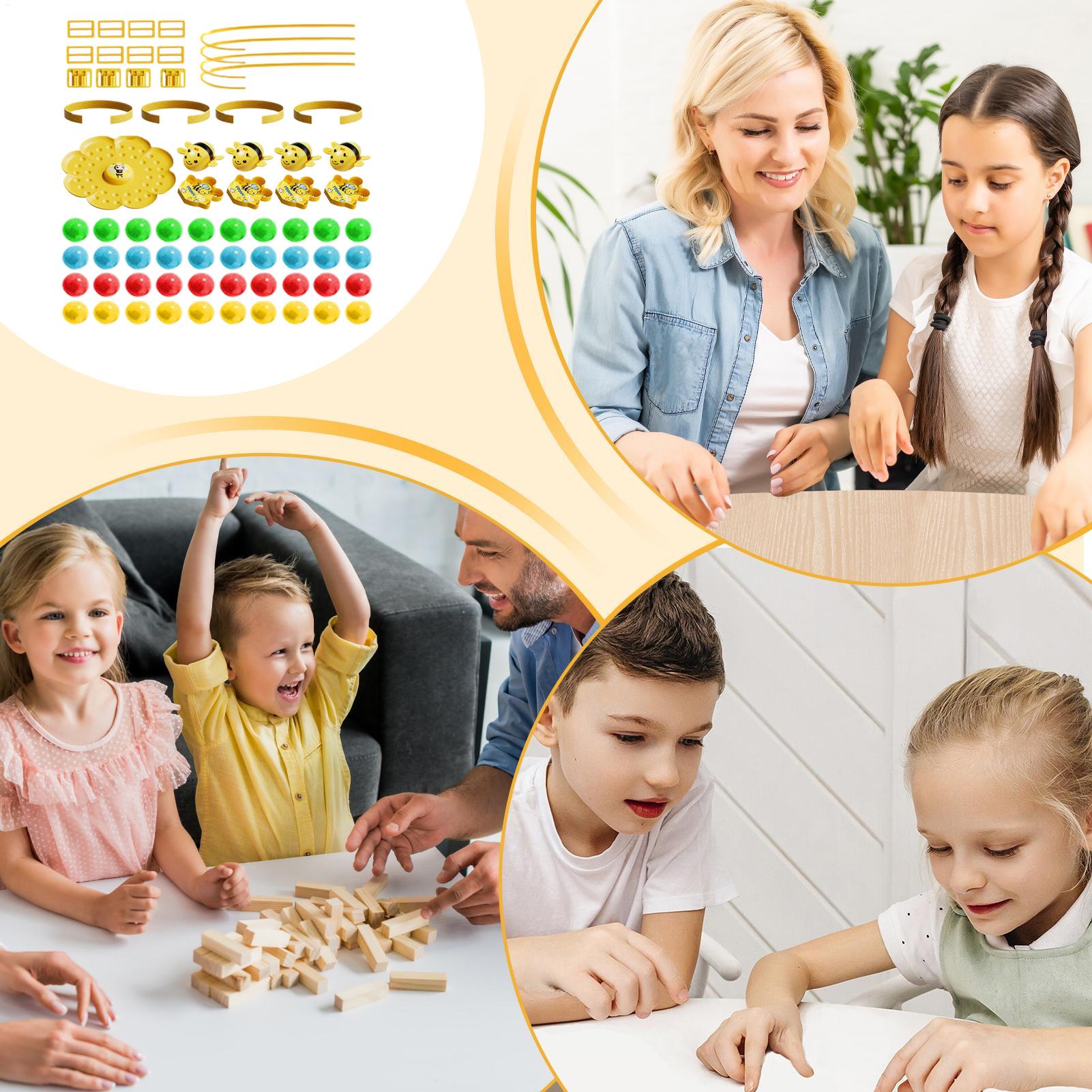 Kids Education Group - 蜂のおもちゃ 教育的で面白い ヘッドバンド付き 忙しい蜂 ファミリーパーティーゲーム 子供