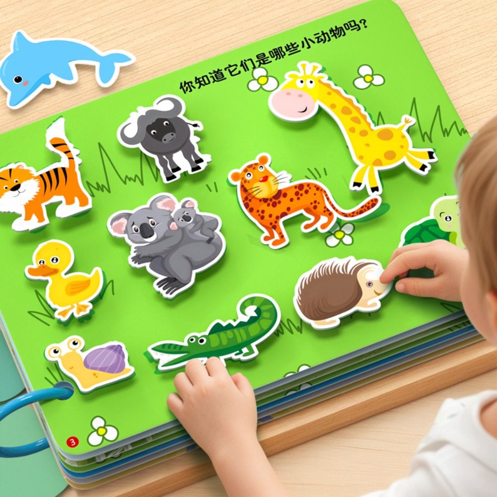 Kids Early Education Books - 耐久性のある 10 ページベビーティアブック漫画ノイズプルーフハンドティアブック静かな本子供の早期学習教育玩具