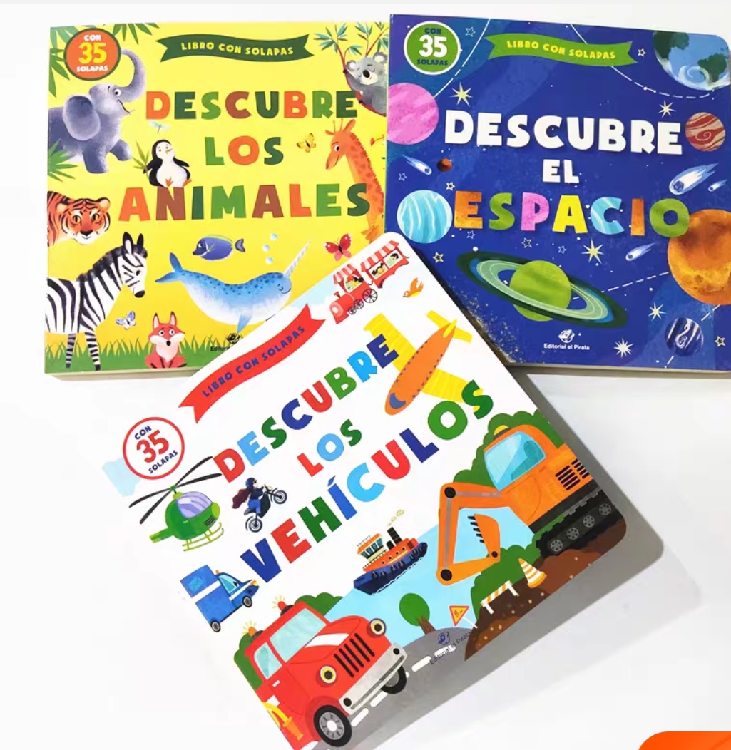 段ボールの本を読んで3D画像を学ぶ,ランダムな2冊の本,親子 - Kids Early Education Books のレビューと価格