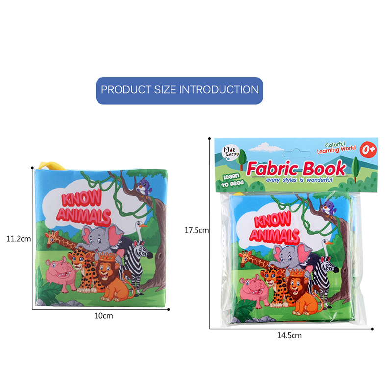子供向け啓蒙早期教育玩具 キッズ布絵本 英語 動物 車 果物 - Kids Early Education Books のレビューと価格
