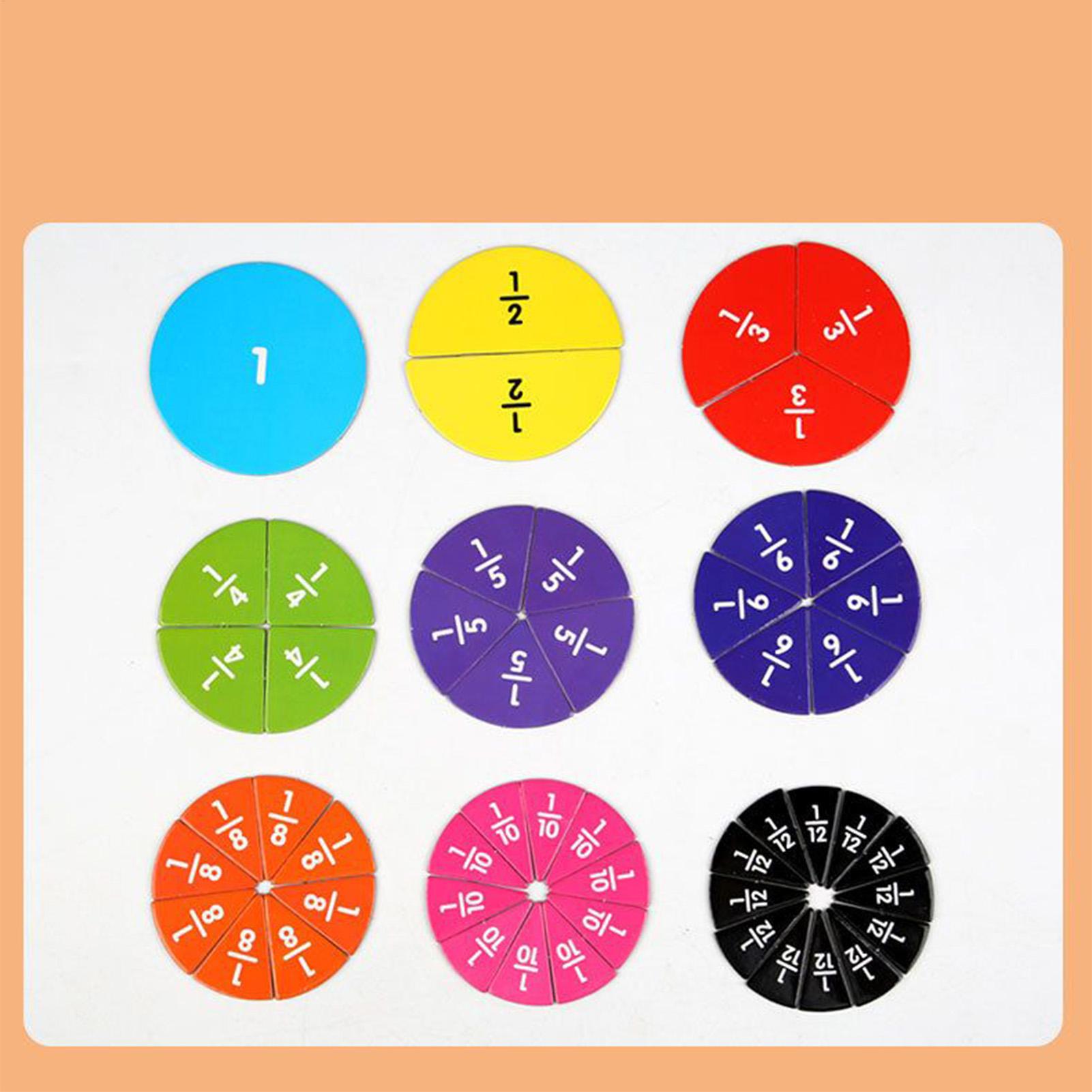 分数操作 教育数学学習操作セット 練習用教育玩具 グループレ - Kids Education Group のレビューと価格