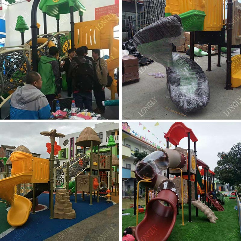 業務用プラスチック製滑り台 450x270x280cm 子供 - Kids Outdoor Education のレビューと価格