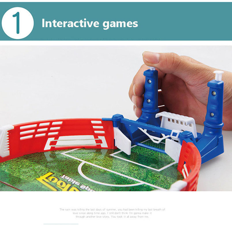ミニテーブルトップサッカーボードマシンサッカーおもちゃゲーム - Kids Education Related のレビューと価格