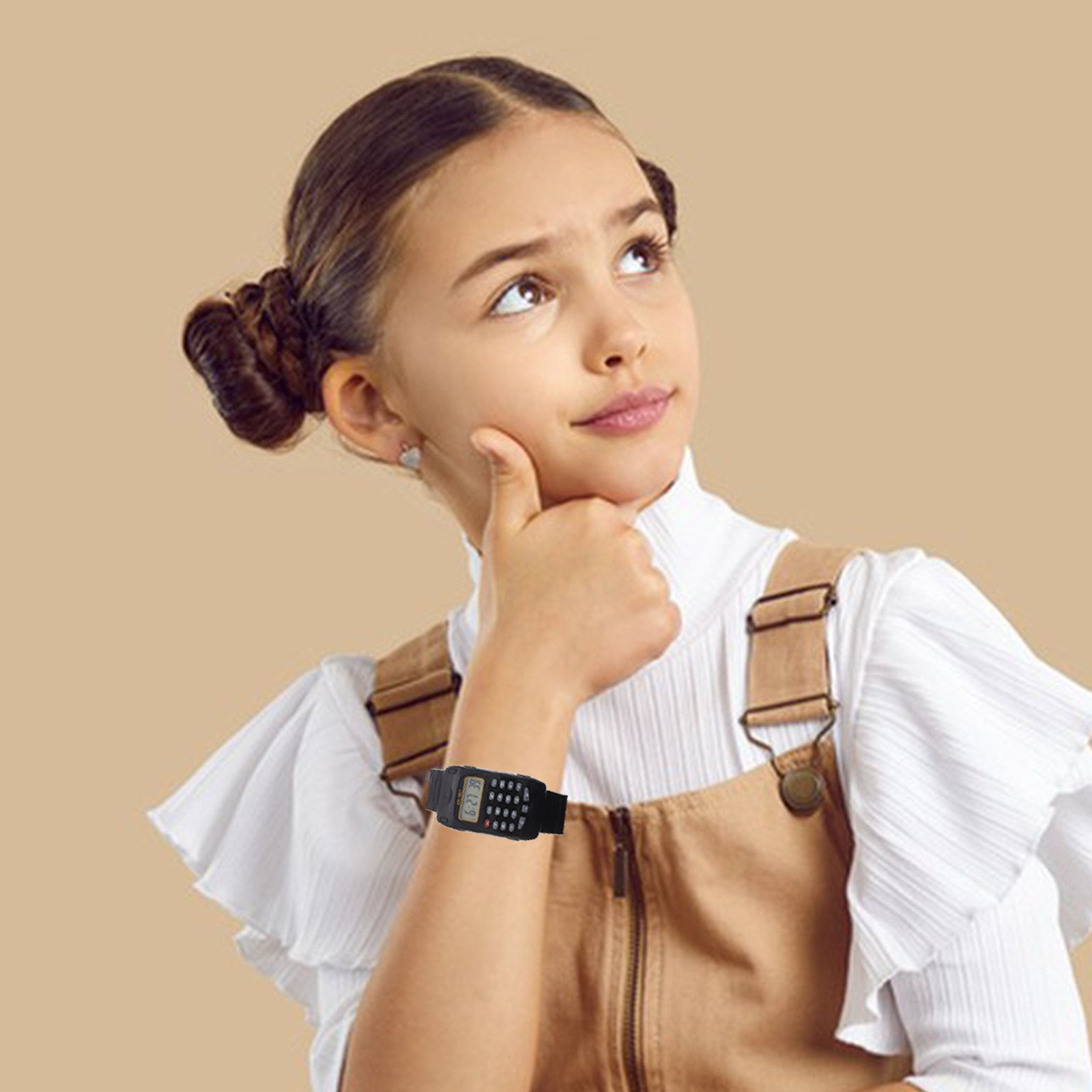 2個セット 子供用電卓腕時計 デジタル多機能腕時計 クリアデ - Education Kids Ru のレビューと価格
