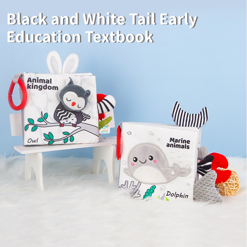 モンテッソーリ赤ちゃん早期教育動物尾ブック親子インタラクショ - Kids Early Education Books のレビューと価格