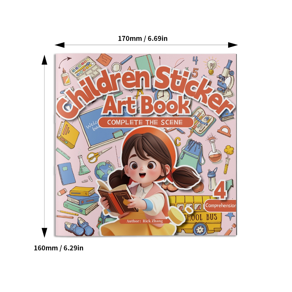 【在庫あり、迅速配送】子供用ステッカーアートブックセット、子 - Kid Educational のレビューと価格