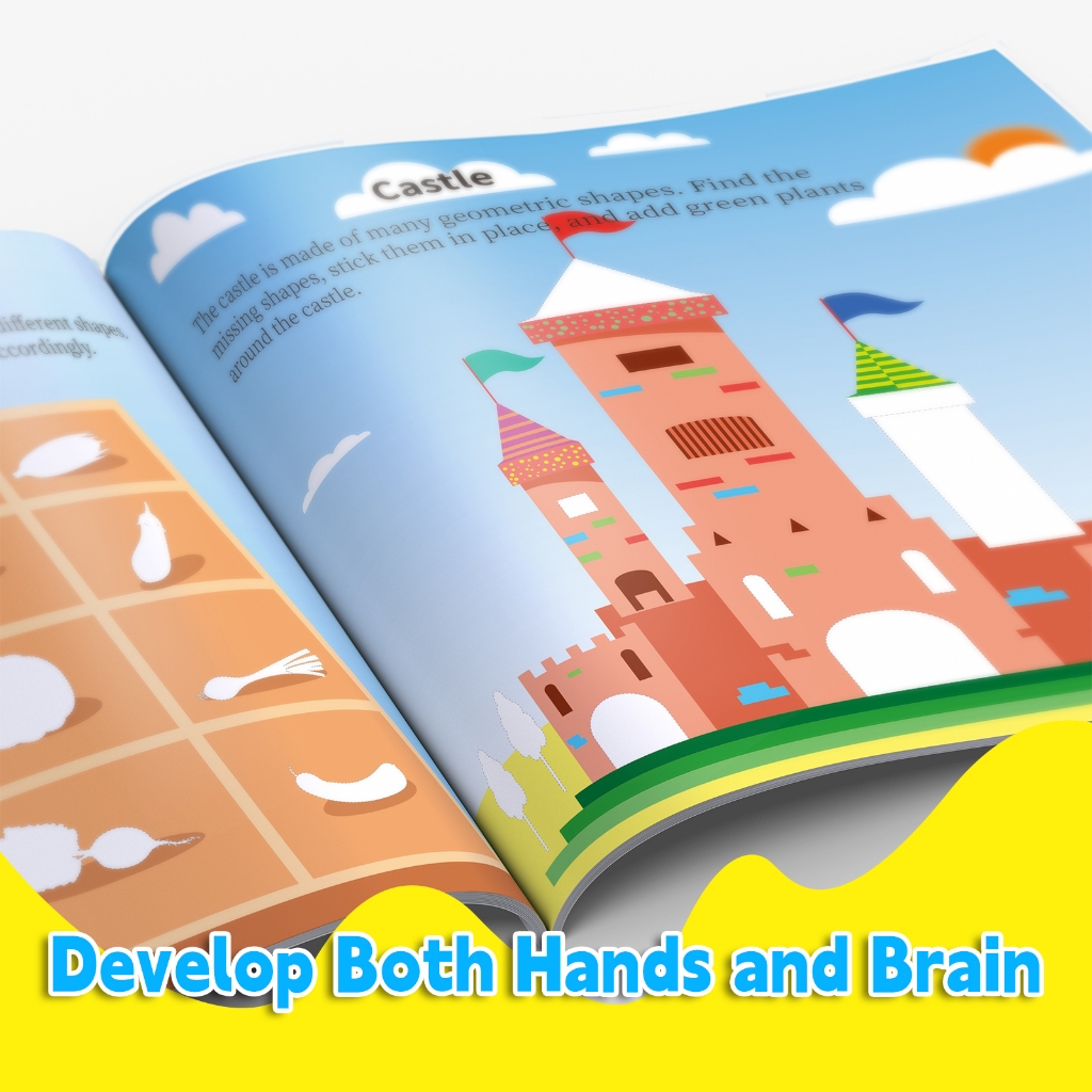 【在庫あり、迅速配送】子供用ステッカーアートブックセット、子 - Kid Educational のレビューと価格