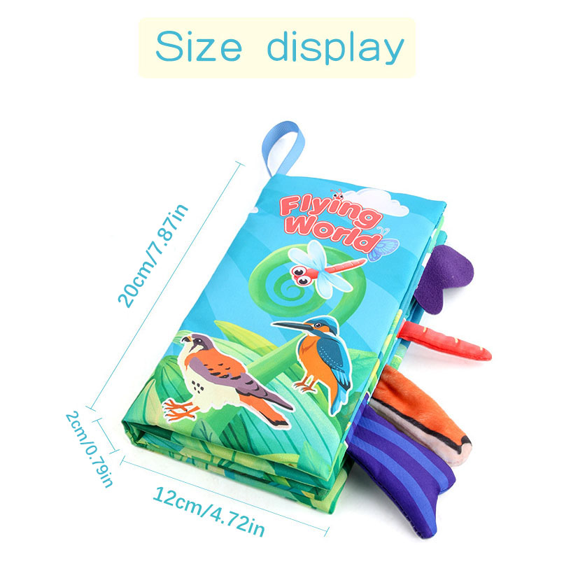 新しい赤ちゃん布の本視覚と聴覚トレーニング早期教育玩具子供漫 - Kids Early Education Books のレビューと価格