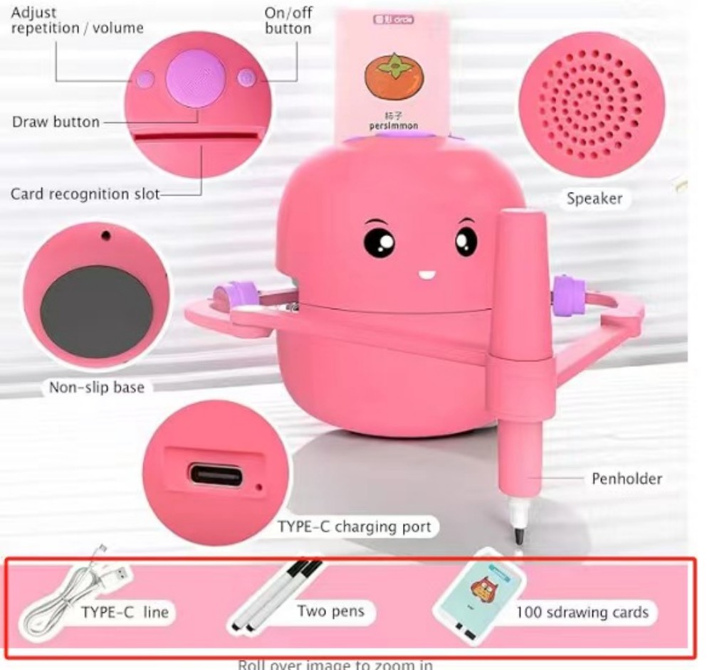 子供向け描画ロボット インタラクティブ教育用描画ロボット 音 - Kids Education Toys のレビューと価格