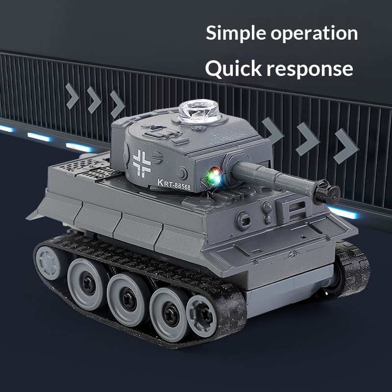 ミニリモコンタンク 4 チャンネルワイヤレス充電式軍事モデル - Kids Education Channel のレビューと価格