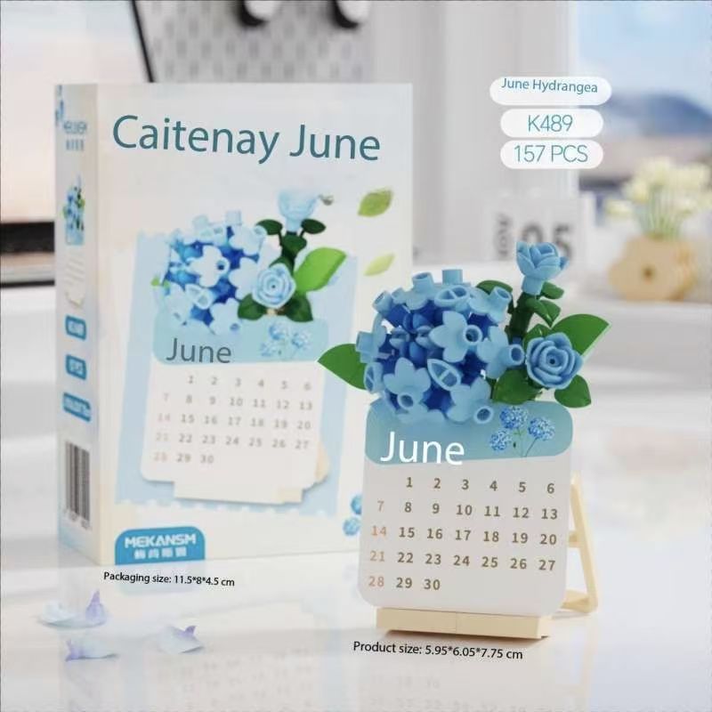 2026 多肉植物ビルディングブロック、3D パズルカレンダ - Kids Education Toys のレビューと価格
