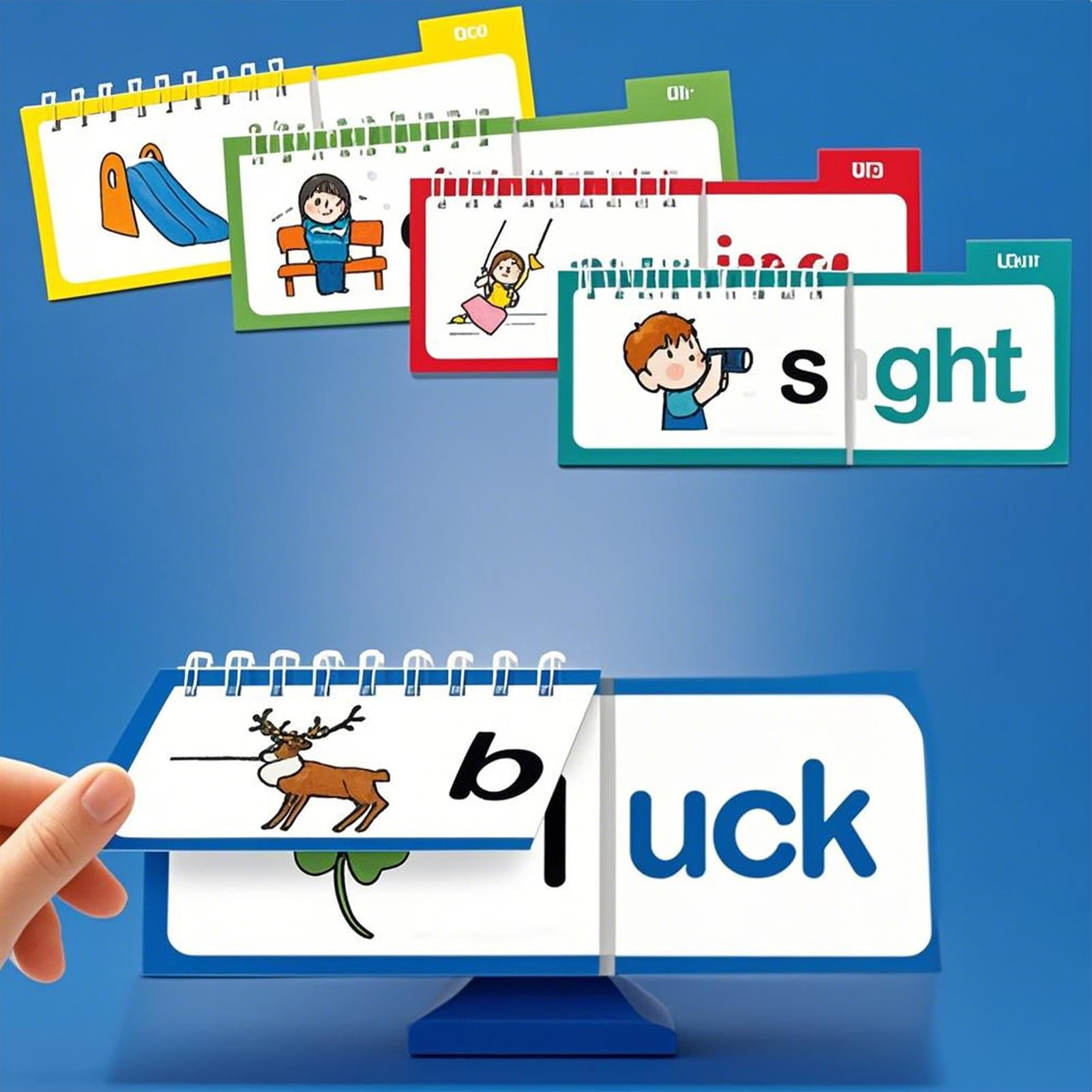早期読み書き能力開発のためのラミネート加工されたフォニックス - Kids Education Rhymes のレビューと価格