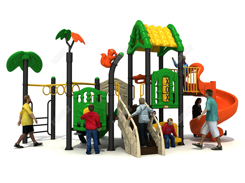 最新の屋外遊具プラスチック製滑り台デザイン、子供向け遊園地施 - Kids Education Design のレビューと価格