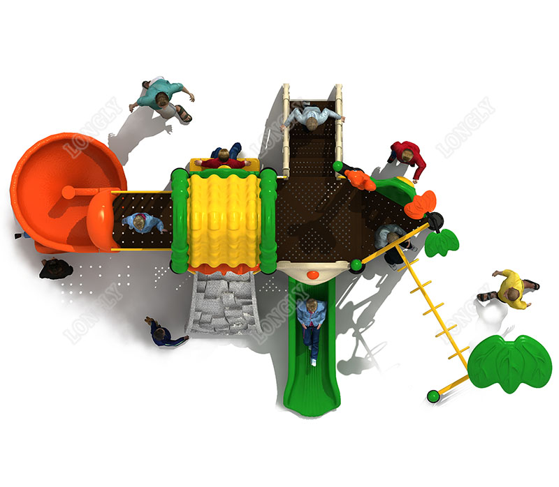 最新の屋外遊具プラスチック製滑り台デザイン、子供向け遊園地施 - Kids Education Design のレビューと価格