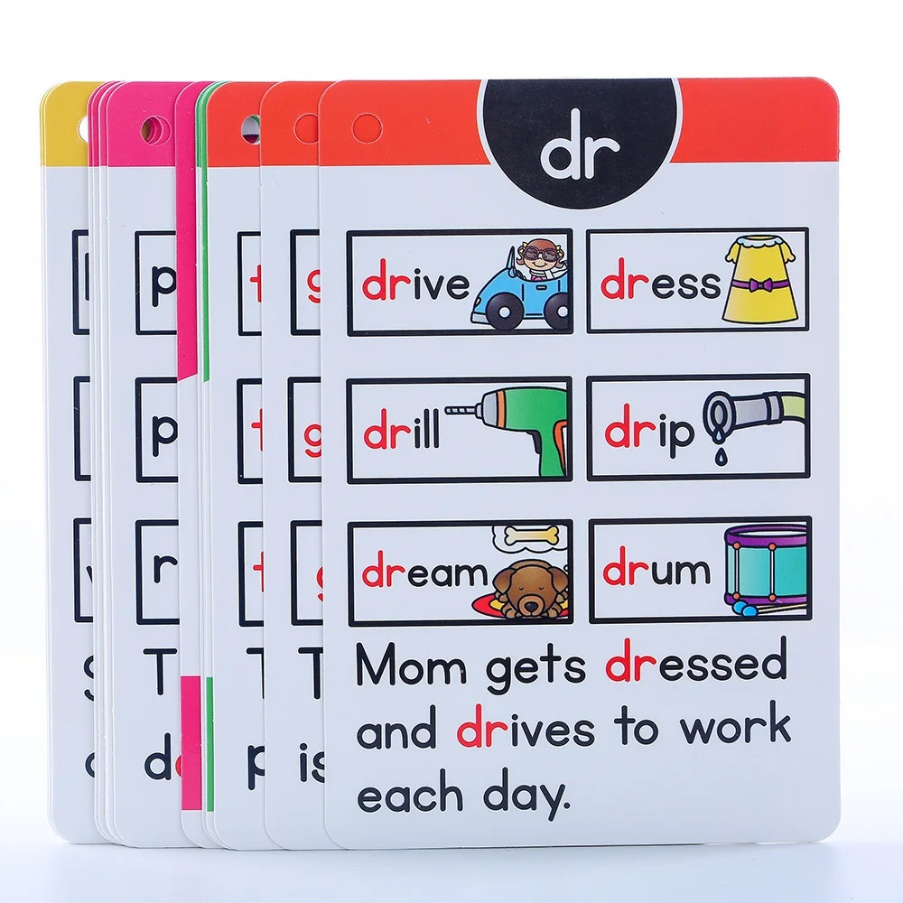 107枚セット 英語フォニックスフラッシュカード モンテッソ - Kids Education Group のレビューと価格