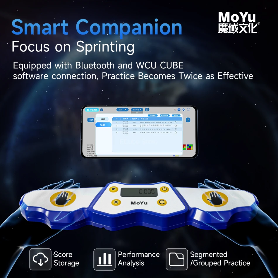 Ecube-moyu aiスピードキューブタイマー、競技トレ - Kids Education Related のレビューと価格