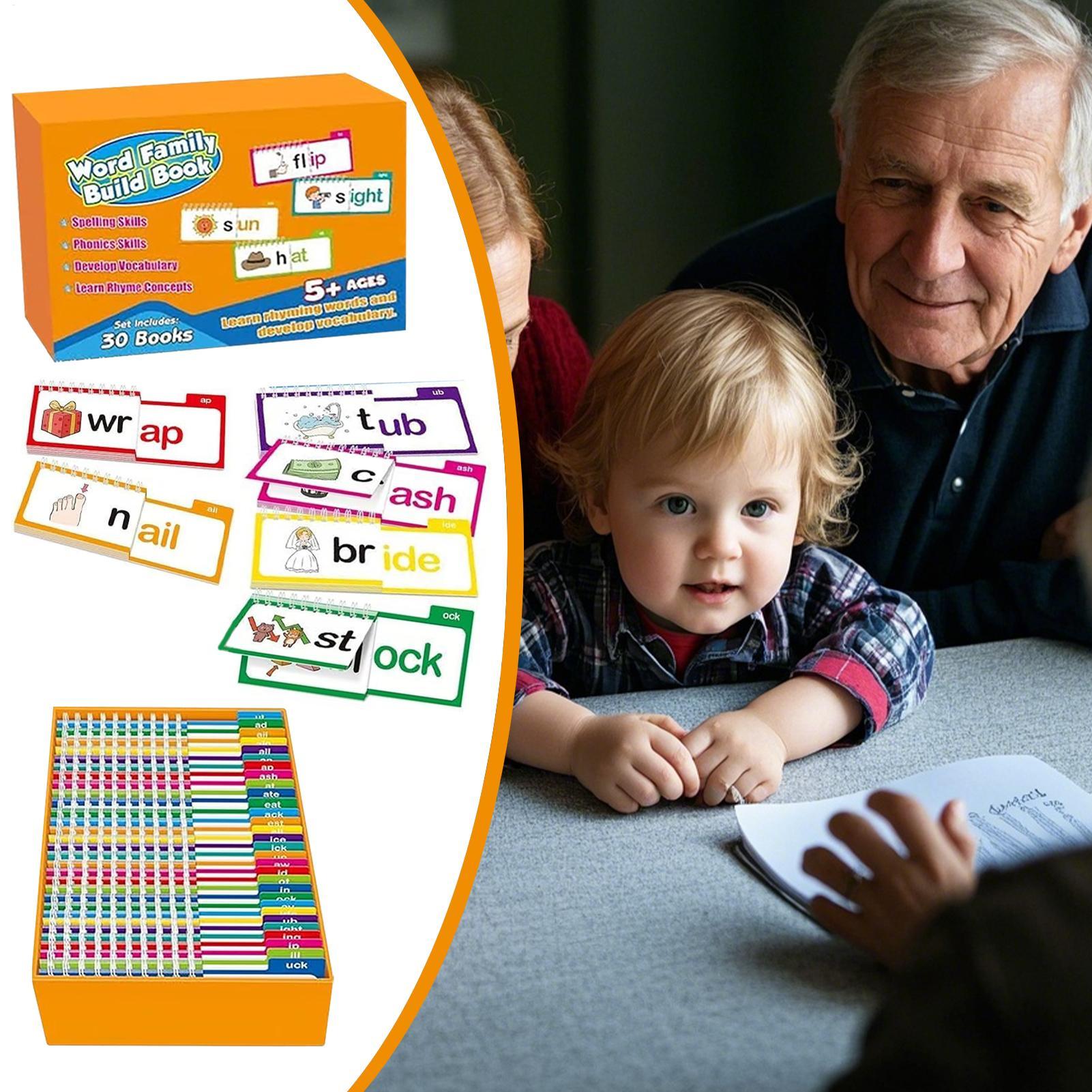 読み聞かせカード30枚、読み聞かせ・韻を踏むフリップブック、 - Kids Education Rhymes のレビューと価格