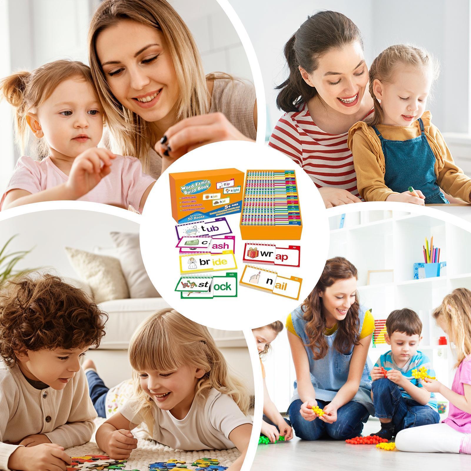 読み聞かせカード30枚、読み聞かせ・韻を踏むフリップブック、 - Kids Education Rhymes のレビューと価格