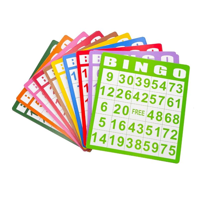 50/100枚入り 繰り返らないビンゴカード 教育的インタラ - Kids Education Group のレビューと価格
