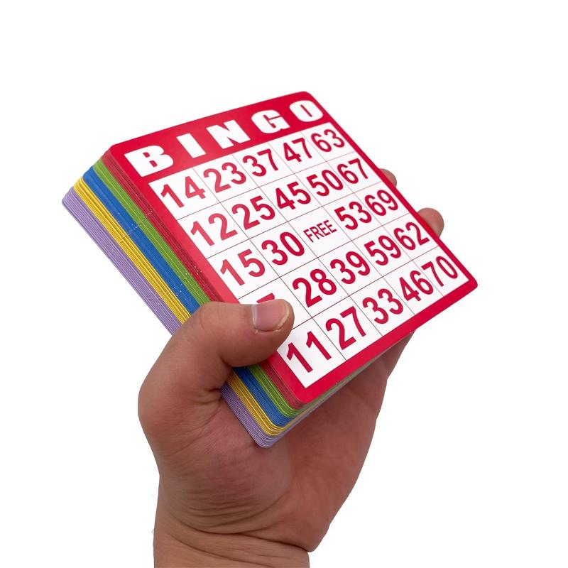 50/100枚入り 繰り返らないビンゴカード 教育的インタラ - Kids Education Group のレビューと価格