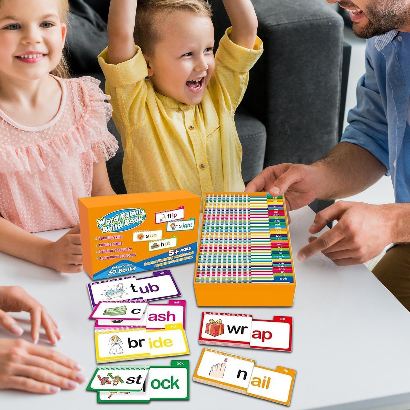 読書ブック30冊 読み聞かせと韻を踏む本 ワードファミリー構 - Kids Education Rhymes のレビューと価格