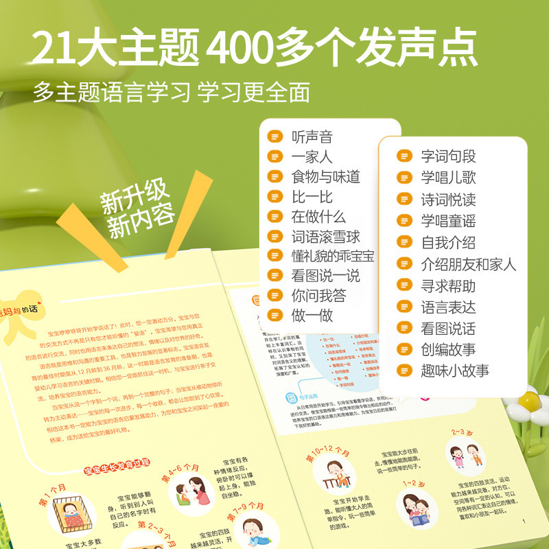 多シーンバイリンガルサウンドブック（0〜6歳向け）、タッチし - Kids Education Design のレビューと価格